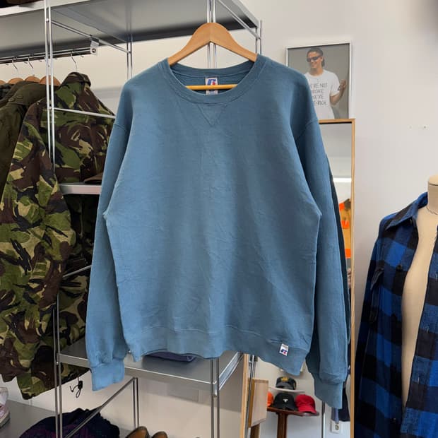 90s 러셀 빈티지 스웻셔츠 맨투맨 (M)  