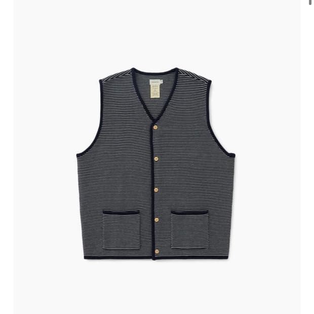 카키스 cabin knit vest L사이즈