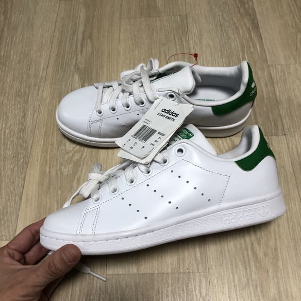 (220) 새상품 아디다스 adidas 스탠스미스 화이트 리얼레더