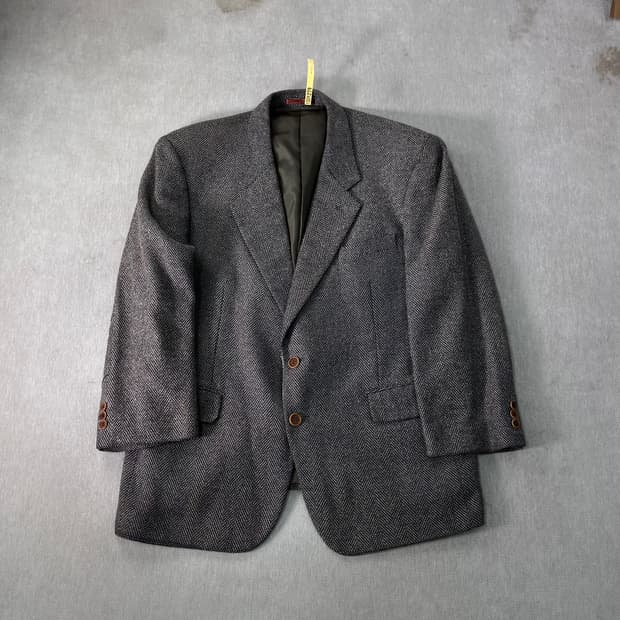 100 입생로랑 90s 캐시미어 울 블레이져 자켓