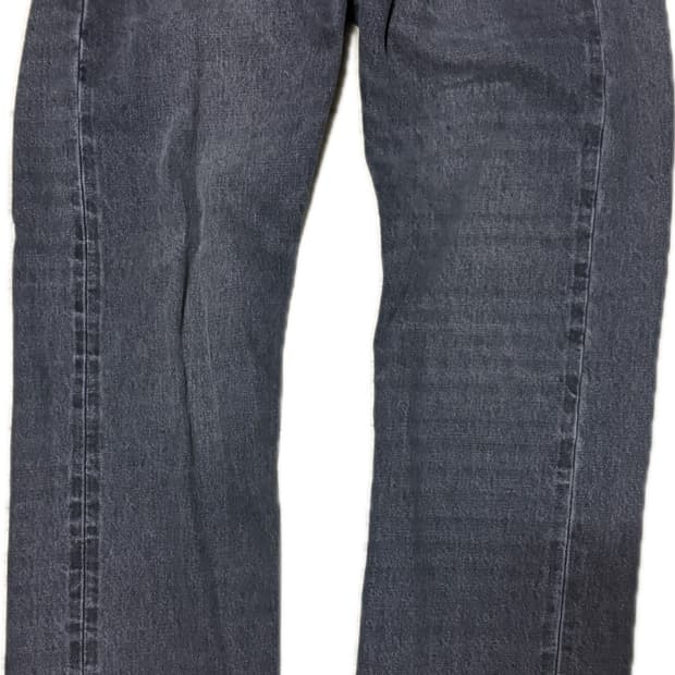 리바이스 501 셀비지 흑청