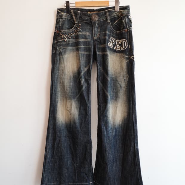 REDPEPPER 부츠컷 패치워크 데님 (30인치)