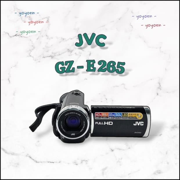 JVC GZ-E265 빈티지캠코더[꾸미기0]