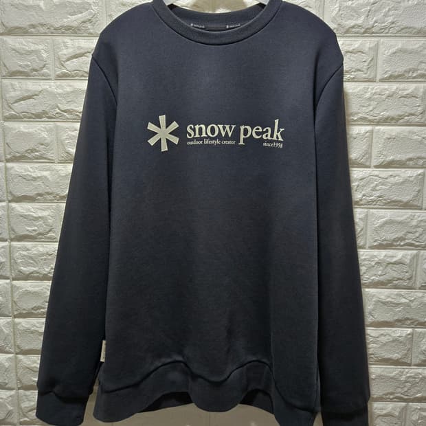 스노우피크 맨투맨 크루넥 스웨트셔츠 105