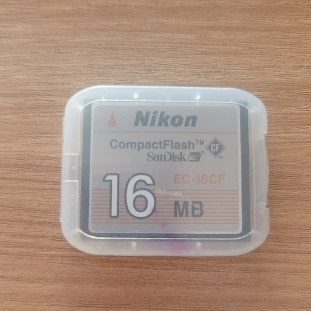 니콘 샌디스크 cf카드 컴팩트 플래쉬 16메가(16mb) 올드 디카용