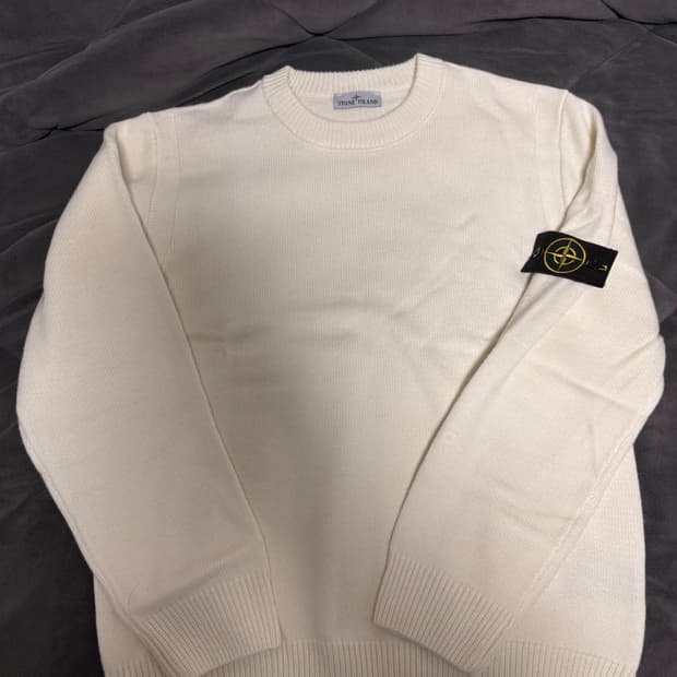 스톤아일랜드 니트 아이보리 