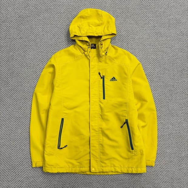 아디다스 로고 후드 바람막이 v1710