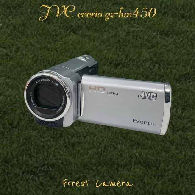 (셀카/꾸미기) JVC gz-hm450 디지털캠코더 빈티지캠코더