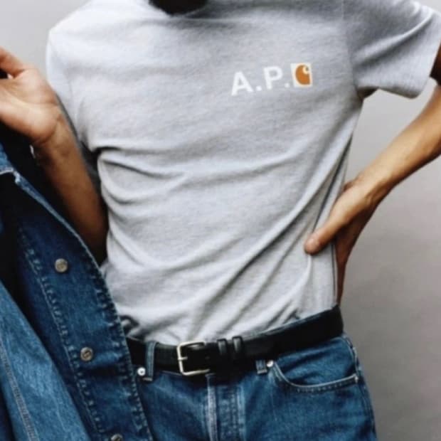 칼페쎄 칼하트 APC 아페쎄 반팔 티셔츠 흰티