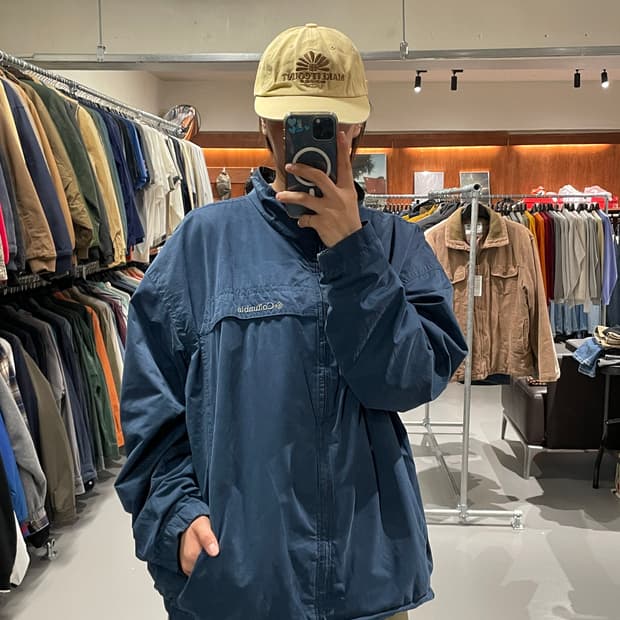 컬럼비아 나일론 자켓   