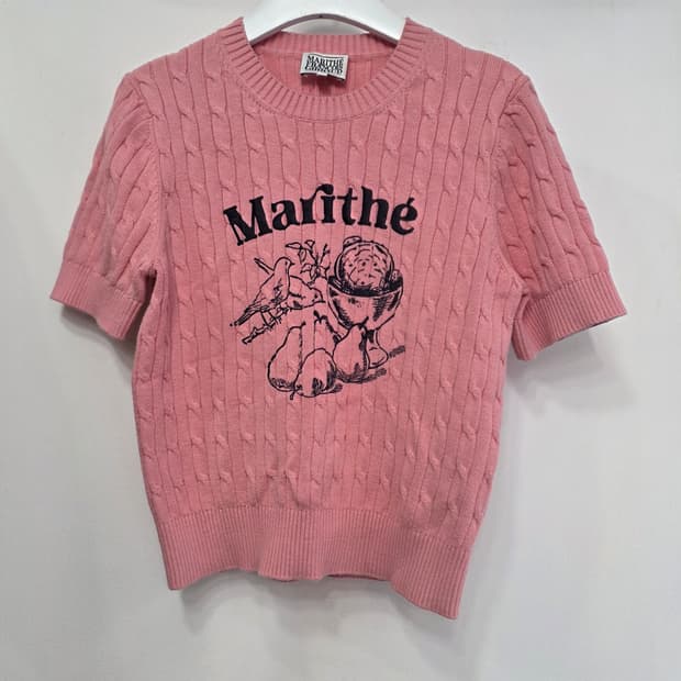 마리떼  프랑소와 저버 여성 반팔 니트