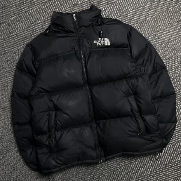 노스페이스 눕시 700 다운 푸퍼 패딩 블랙y 5376
