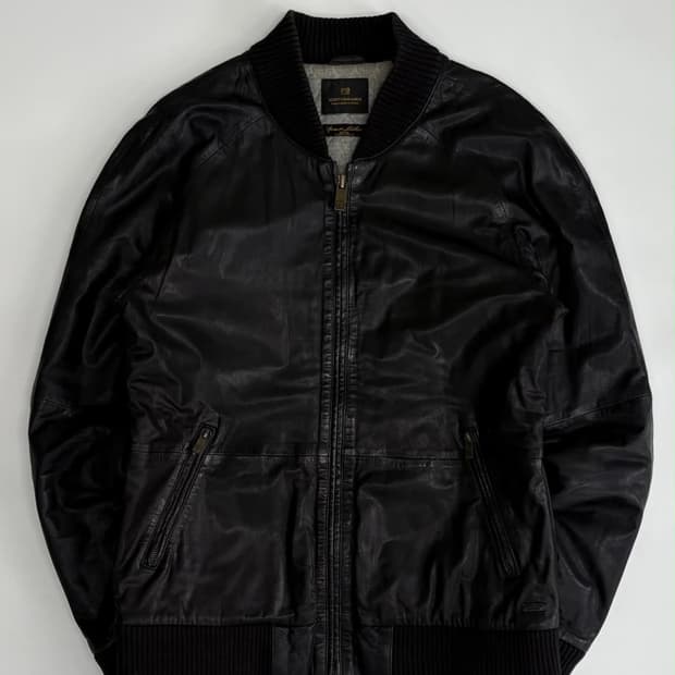 스카치앤소다 레더 가죽 봄버 자켓 라지