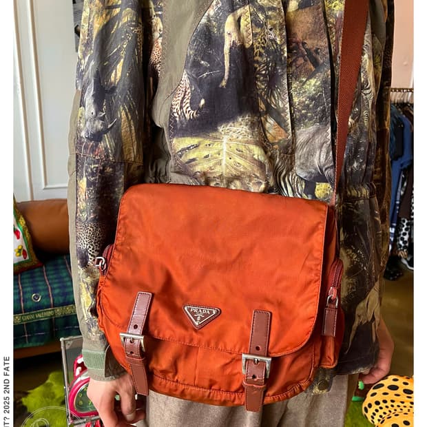 2000s Prada Sports Nylon Messenger Bag