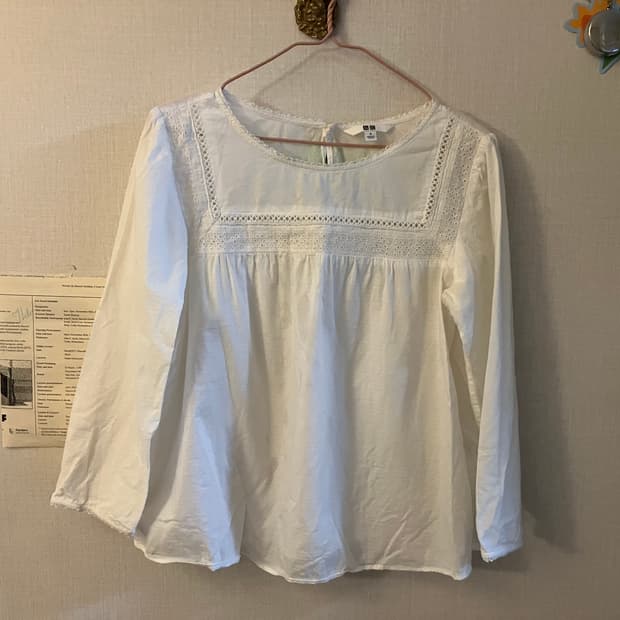 유니클로 블라우스