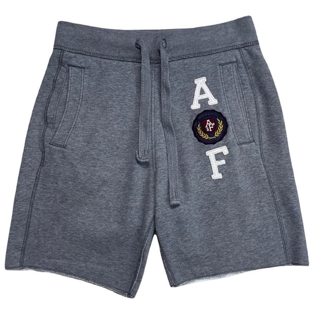 ABERCROMBIE & FITCH AF 와팬 자수 숏팬츠 XS