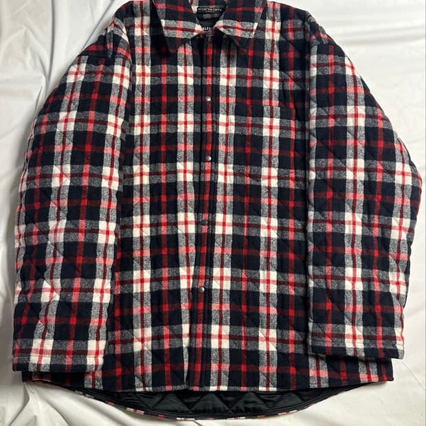 발렌시아가 패디드 플란넬 자켓 (46) / balenciaga 해