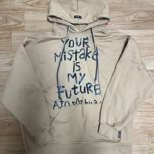 아조바이아조 후드티 베이지 L