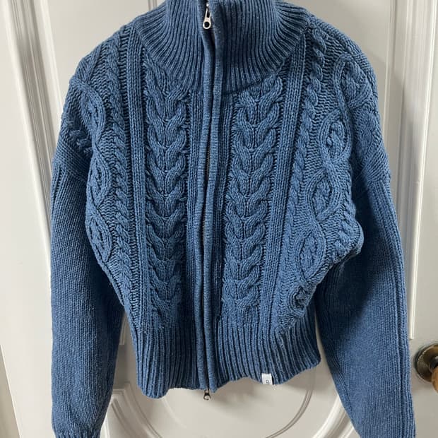 시티브리즈 니트 집업