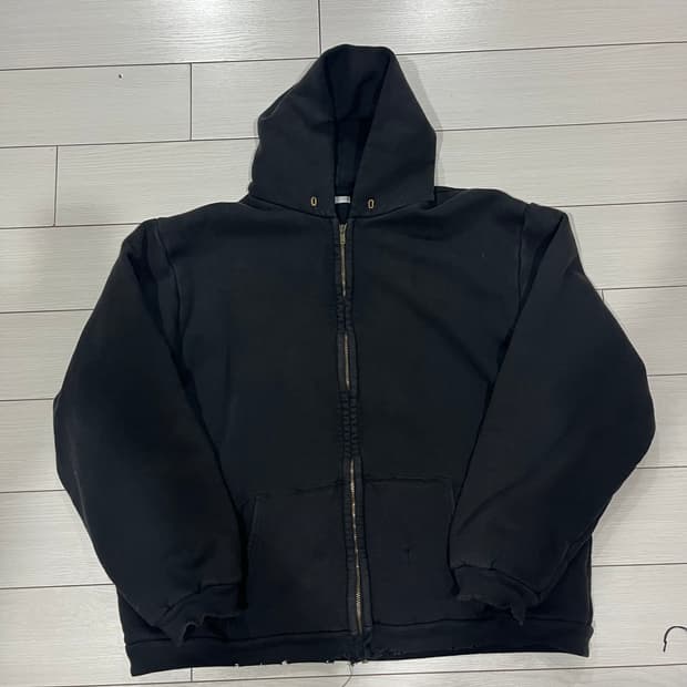 아프레쎄 25fw 후드 집업 블랙 5