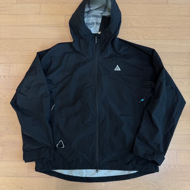 [L] 나이키 acg 모르포 adv 스톰핏 레인 자켓 바람막이 블랙