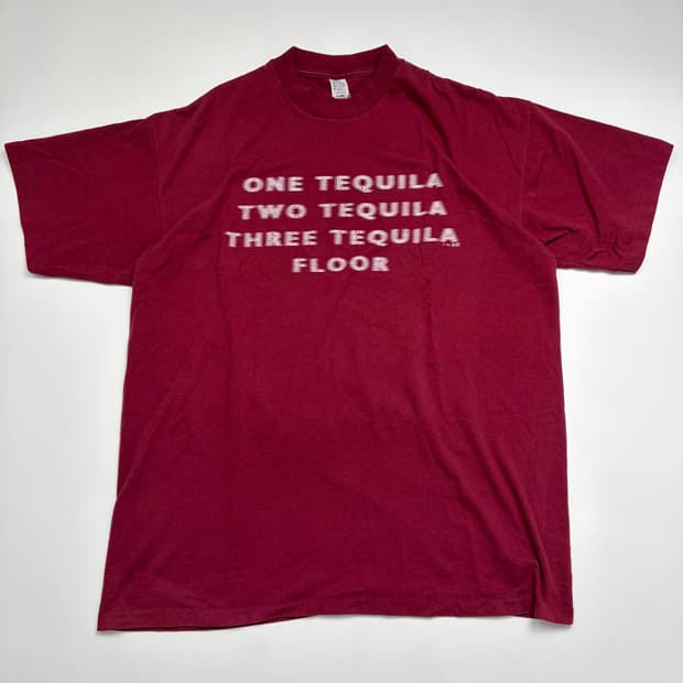 90s Tequila Tee (burgundy)