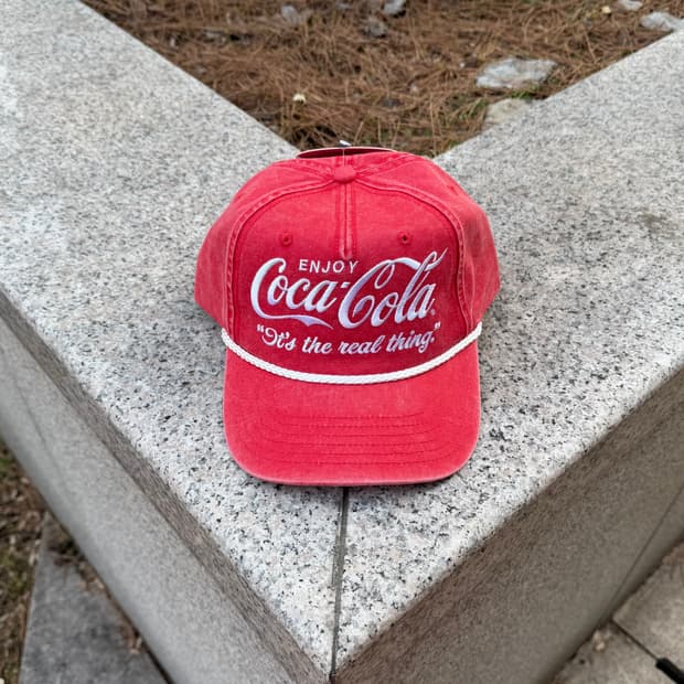 (deadstock) Coca Cola 코카콜라 6-Panel 페이딩 캡