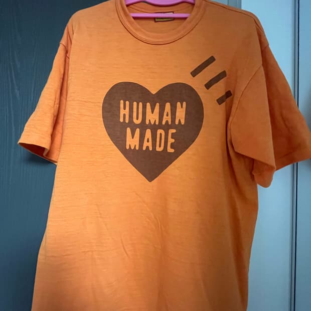 휴먼메이드 반팔 오렌지