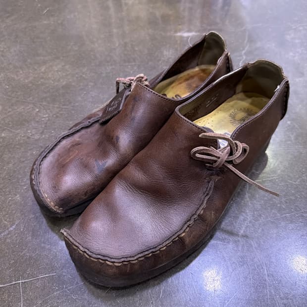 클락스 오리지널 러거 슈즈 브라운 레더 로퍼 275