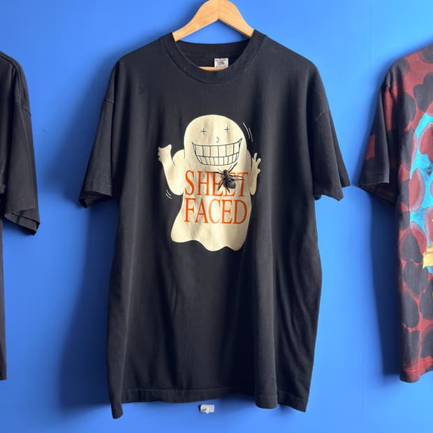 (XXL) 90s 할로윈 빈티지 티셔츠