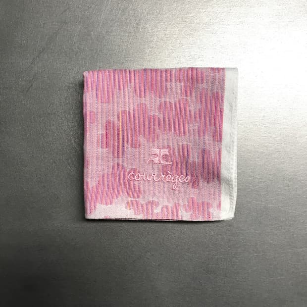 꾸레쥬 핑크 손수건