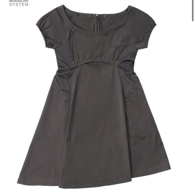 오호스 원피스 Capsleeve Slit Mini Dress