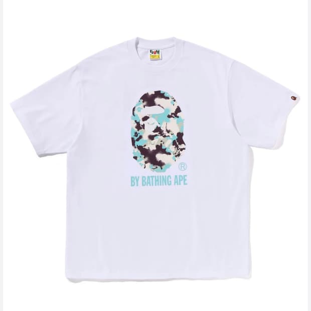 베이프 맵 카모 반팔