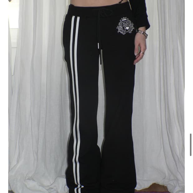 엔젤넘버555 angelic sweat pants black 