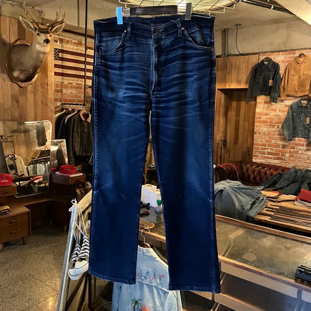 빈티지 랭글러 하드 페이드 데님 팬츠