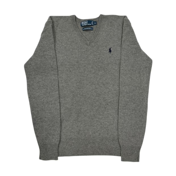 폴로 랄프로렌 램스울 니트 그레이 S