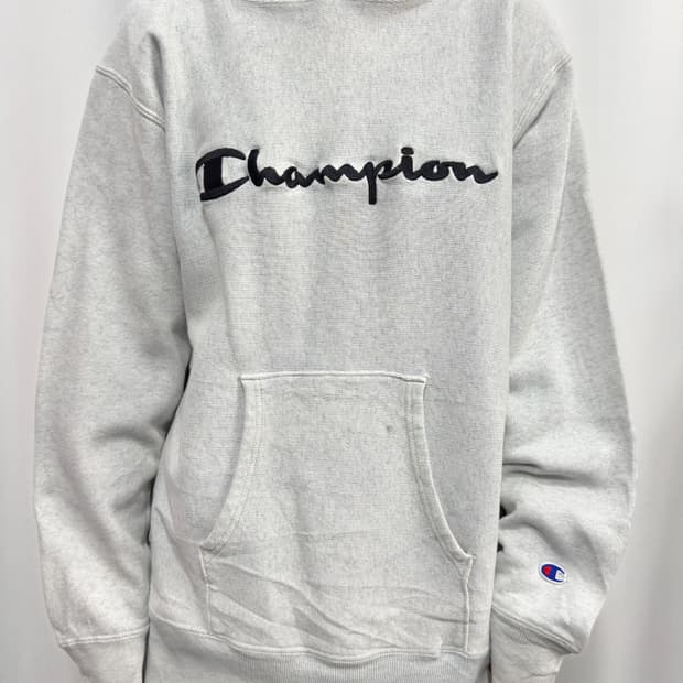 champion logo hoodie