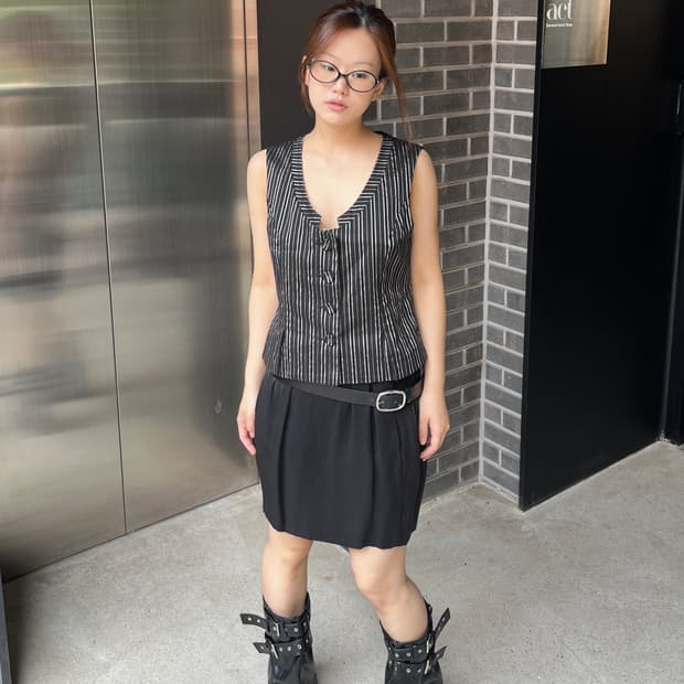 00s Miumiu 미우미우 스커트