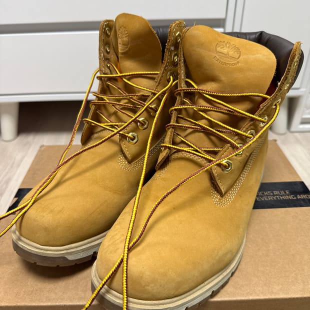 팀버랜드 래드포드 6인치 워터프루프 부츠 위트 브라운 - 와이드