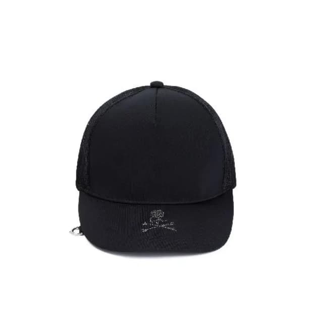 마스터마인드 라인스톤 스컬 메쉬 디테일볼캡 블랙M