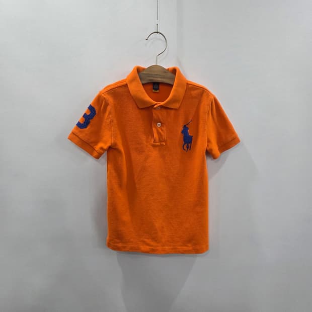 폴로랄프로렌 키즈 피케 카라티 오렌지 5