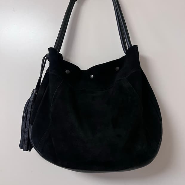 Mja made in Italy suede bag