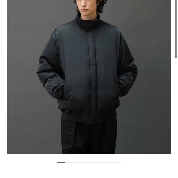 어나더오피스 레이어 블루종 오리털 패딩점퍼 3사이즈 판매