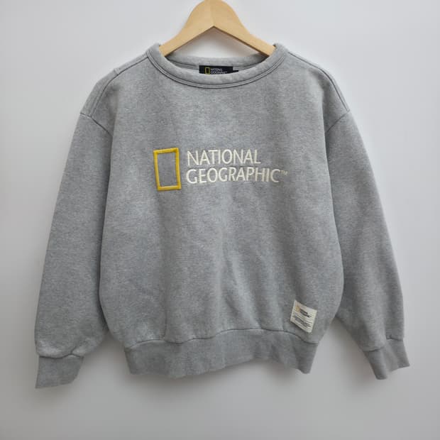 [S] 내셔널지오그래픽 맨투맨 그레이