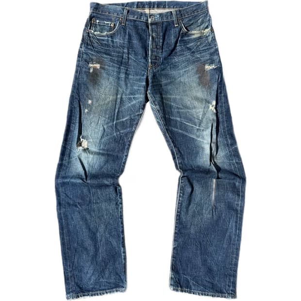 리바이스 501 인디고 진 (35)