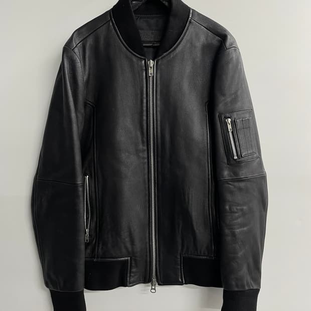 느와르 라르메스 리얼 양가죽 자켓