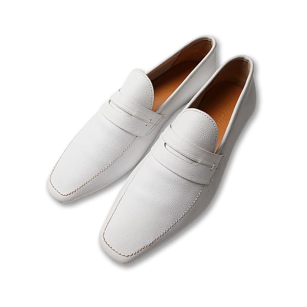 폴페따 [Polpetta] Moneta Lav.화이트 레더 패니로퍼 빔즈