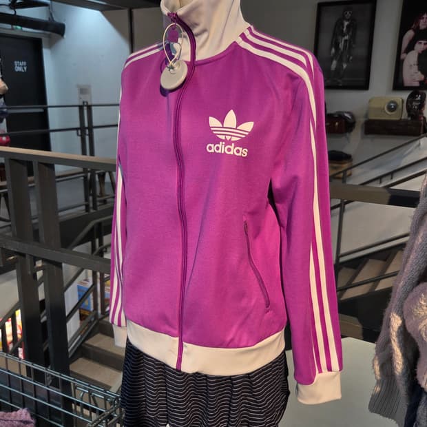 ADIDAS 아디다스 퍼플핑크집업💯