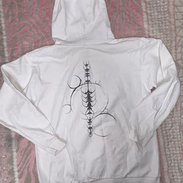 흰색 후드티 , 트레이닝 , 봄 가을 겨울