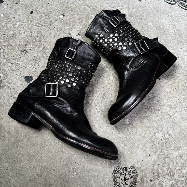 Bruno Magli – Studded Engineer Boots